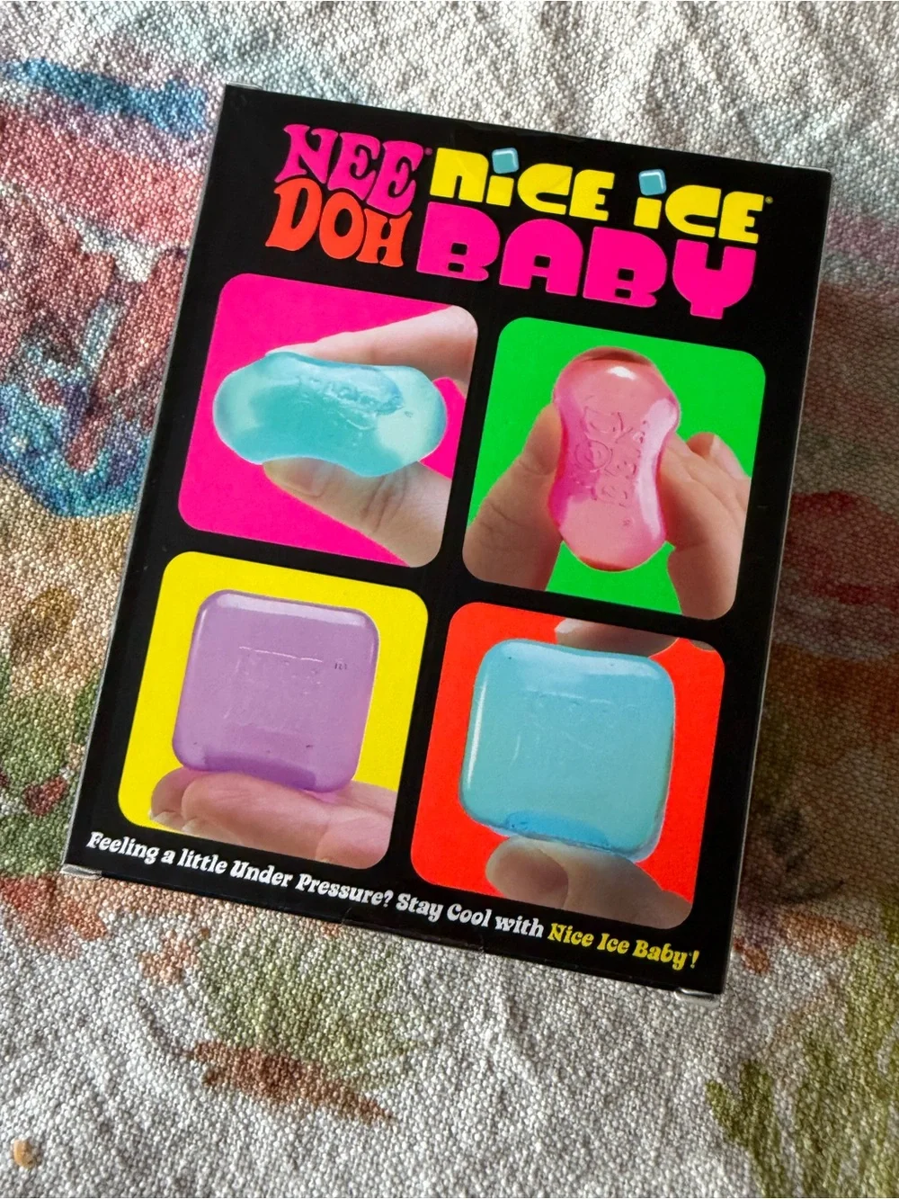 NeeDoh nice ice baby! 4-Pack - Blue, Purple, Pink